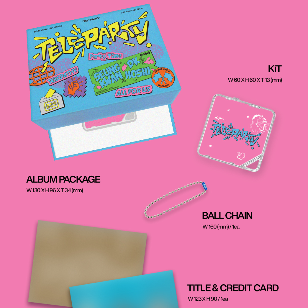 BSS (SEVENTEEN) - 2ND SINGLE ALBUM [TELEPARTY] (KIT VER.) - LightUpK