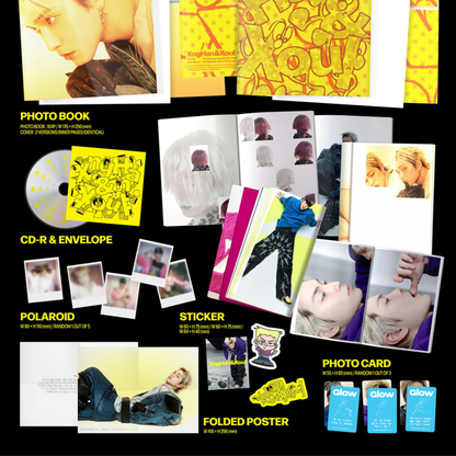 (PRE-ORDER) XNGHAN&XOUL - 1ST MINI ALBUM [GLOW] (2 VERSIONS) RANDOM - LightUpK