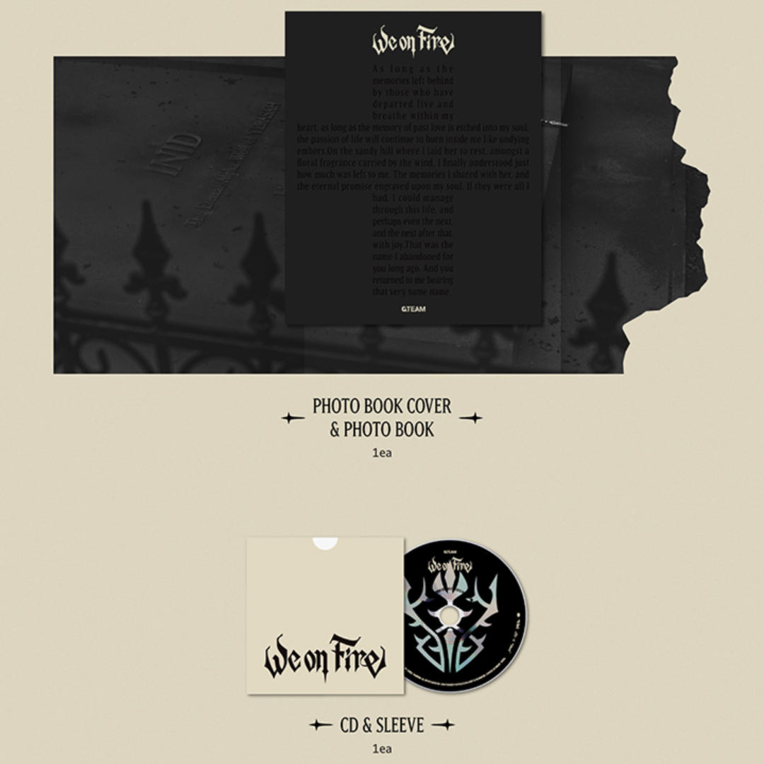 (PRE-ORDER) &TEAM - 3RD EP [WE ON FIRE] LIMITED EDITION - LightUpK