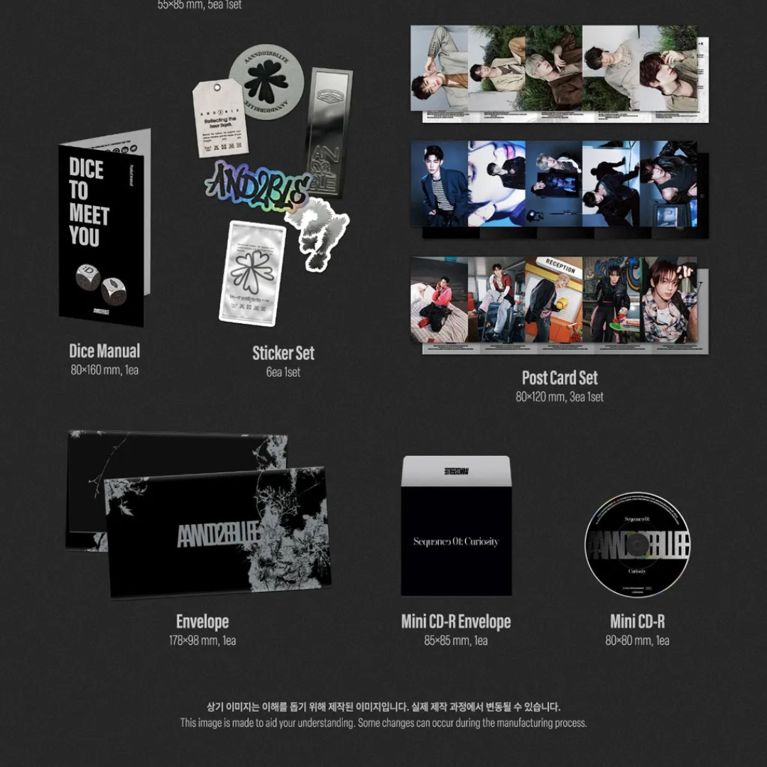 (PRE-ORDER) AND2BLE -1ST MINI ALBUM [SEQUENCE 01: CURIOSITY] (CURIOUS VER.)