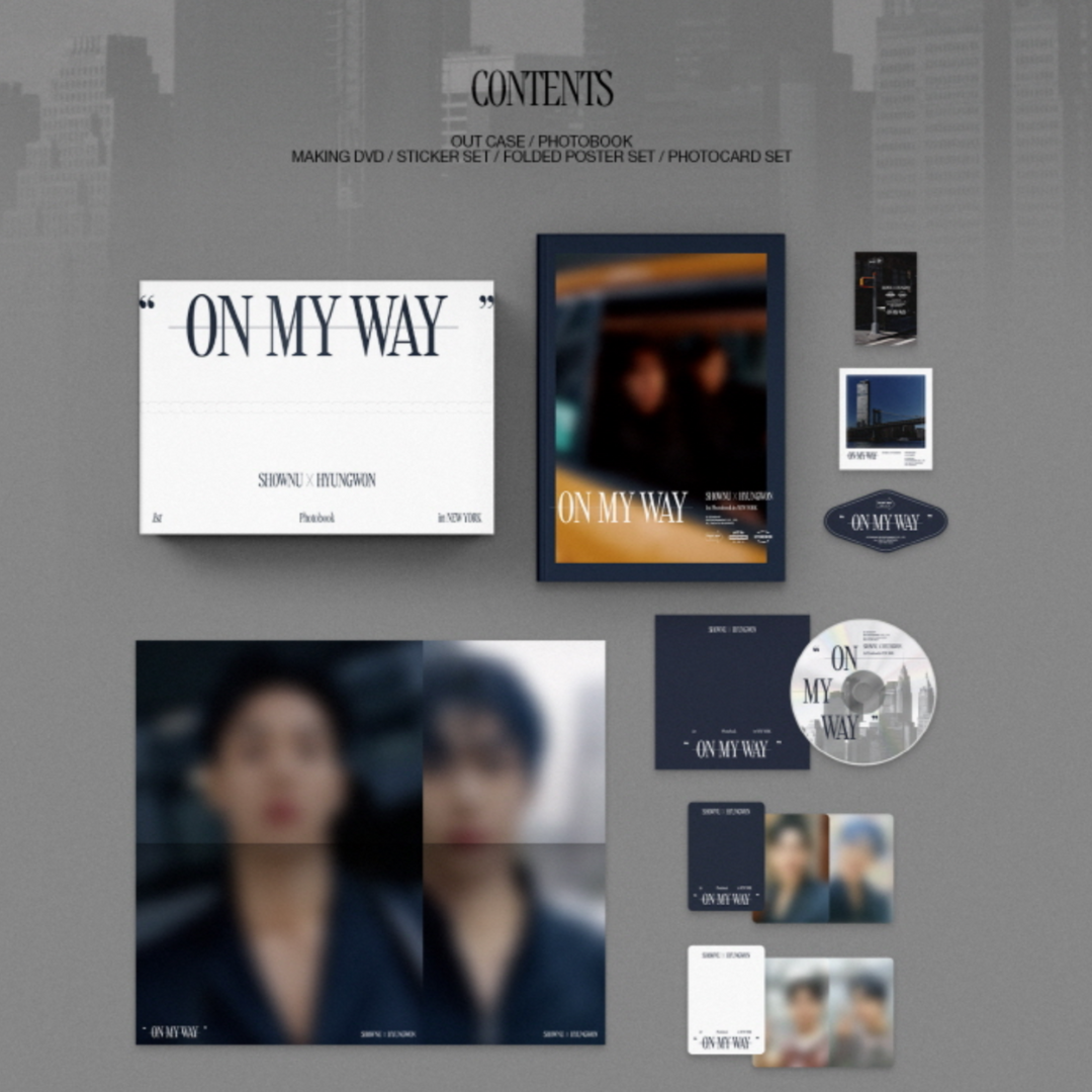 SHOWNU X HYUNGWON - 1ST PHOTO EXHIBITION [ON MY WAY] PHOTOBOOK - LightUpK