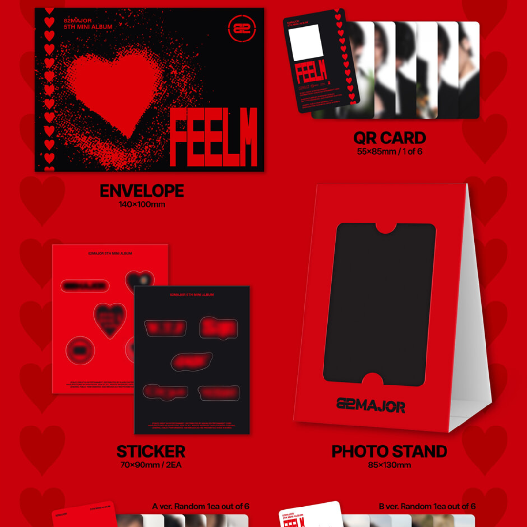 (PRE-ORDER) 82MAJOR - 5TH MINI ALBUM [FEELM] (POCA VER.) - LightUpK
