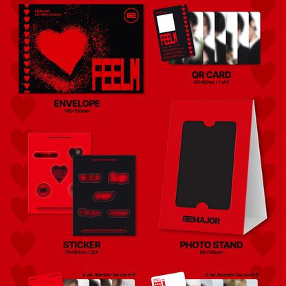 (PRE-ORDER) 82MAJOR - 5TH MINI ALBUM [FEELM] (POCA VER.) - LightUpK