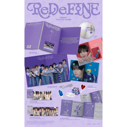 (PRE-ORDER) CRAVITY - 8TH MINI ALBUM [REDEFINE] (RE VER.) - LightUpK