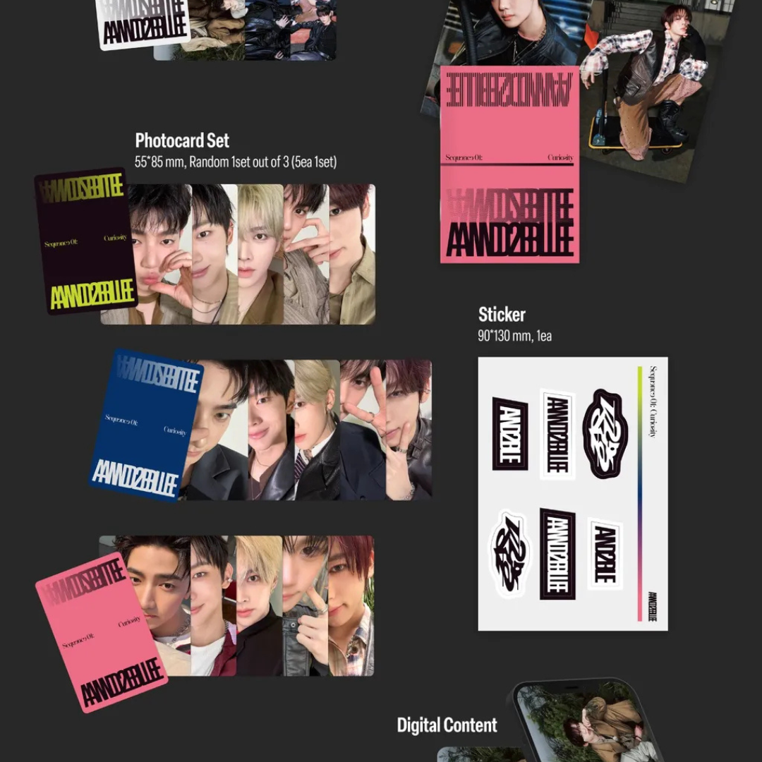 (PRE-ORDER) AND2BLE -1ST MINI ALBUM [SEQUENCE 01: CURIOSITY] (POCAALBUM VER.)