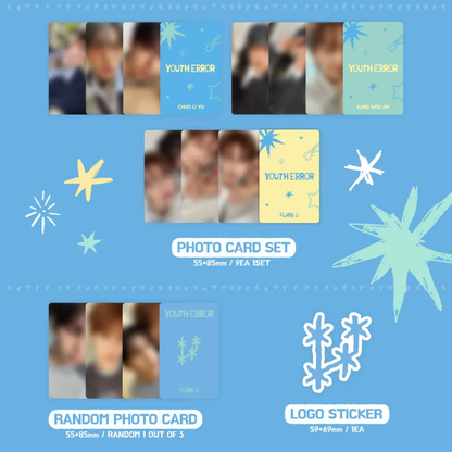 (PRE-ORDER) FLARE U - 1ST MINI ALBUM [YOUTH ERROR] QR VER. - LightUpK