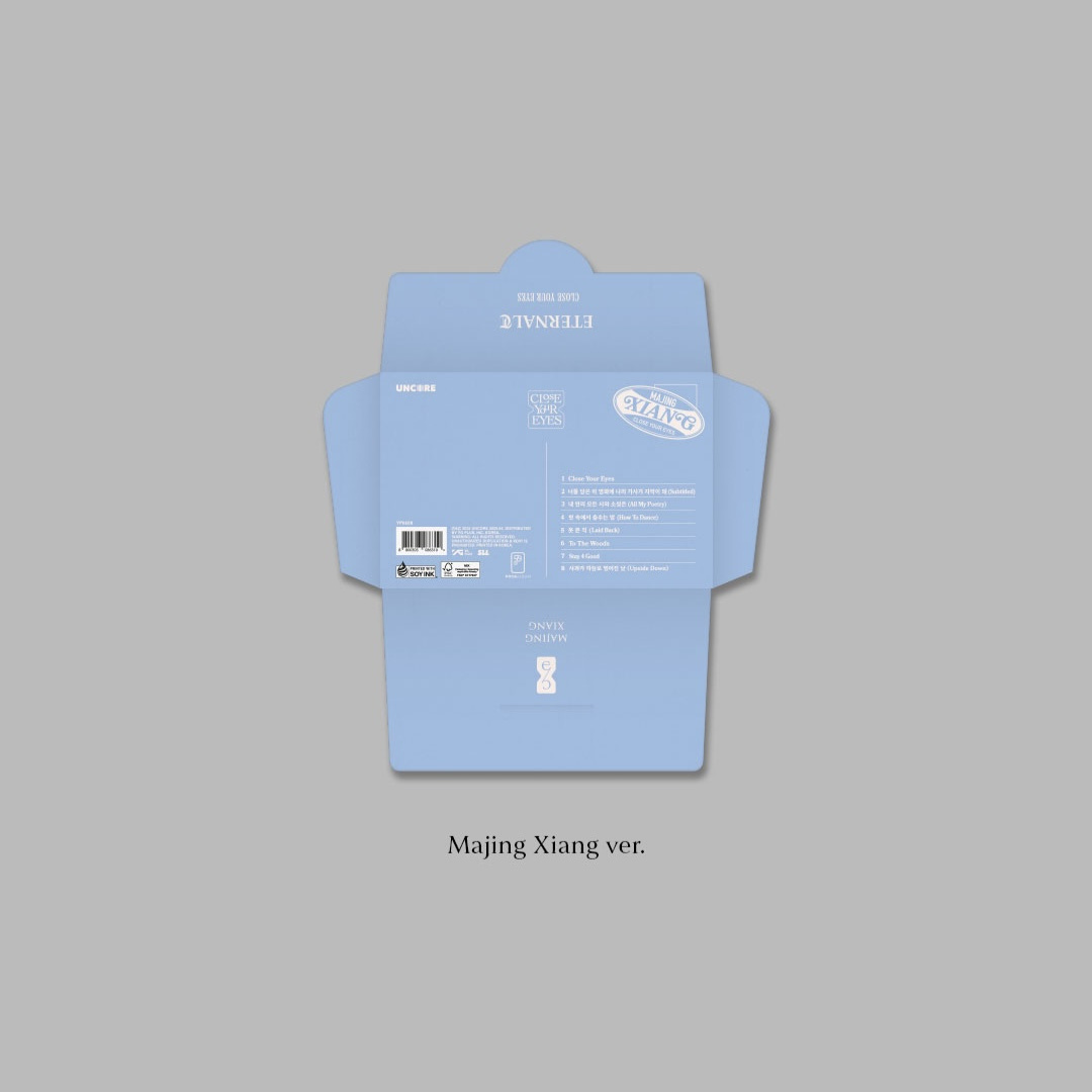 CLOSE YOUR EYES - 1ST MINI ALBUM [ETERNALT] (POCA ALBUM) (7 VERSIONS) - LightUpK