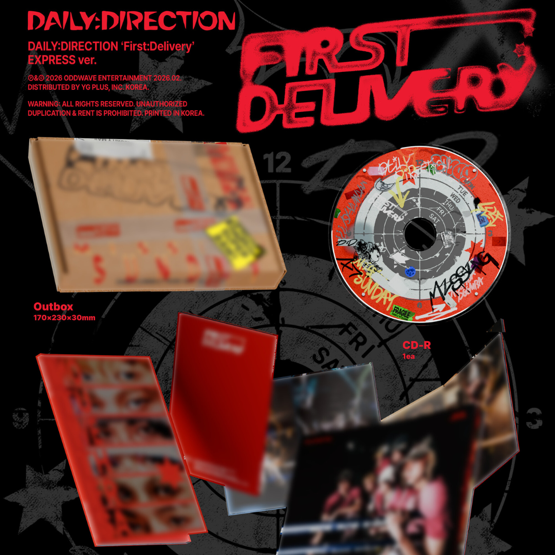 (PRE-ORDER) DAILY:DIRECTION - FIRSTDELIVERY (2 VERSIONS) - LightUpK
