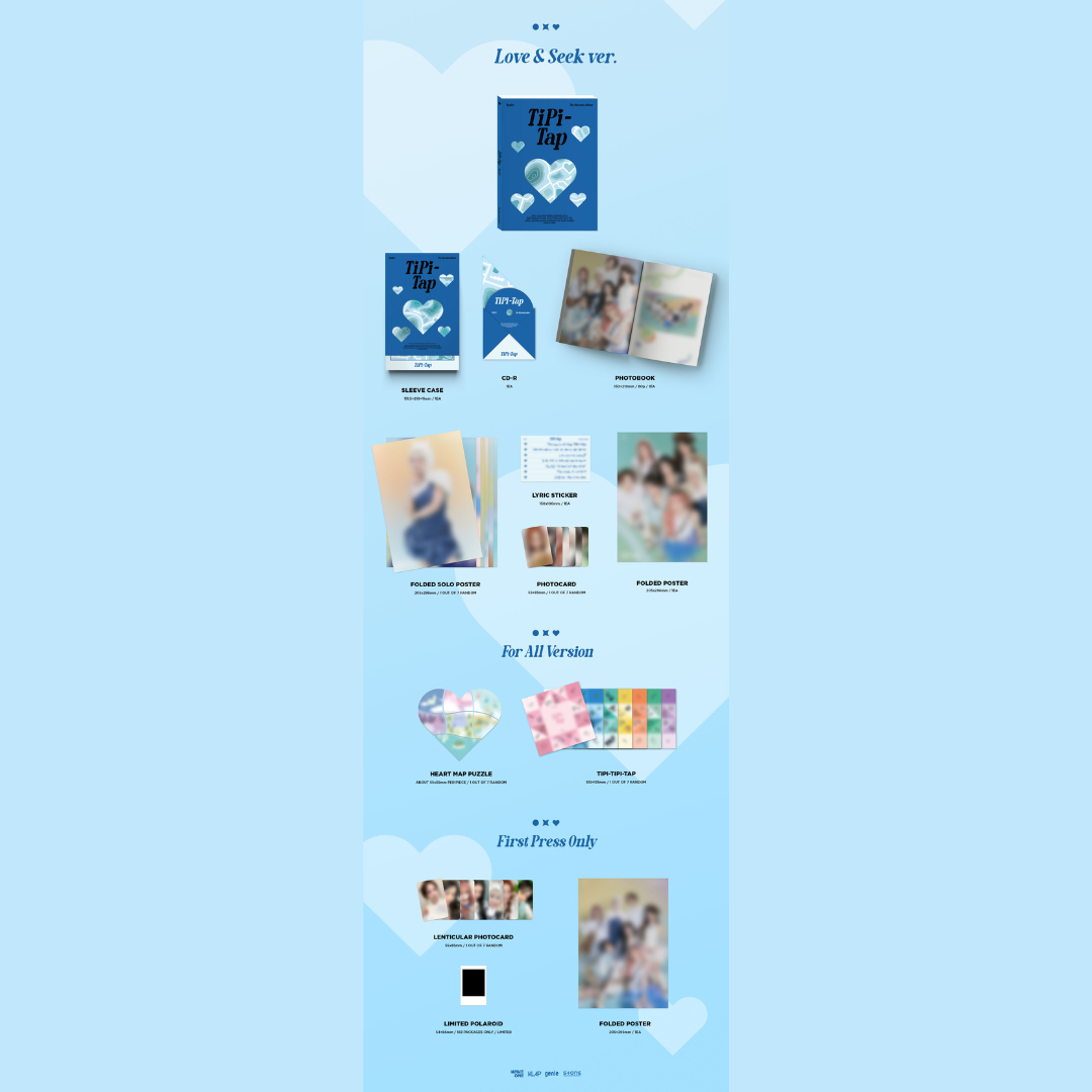 KEP1ER - 6TH MINI ALBUM [TIPI-TAP] (3 VERSIONS) - LightUpK