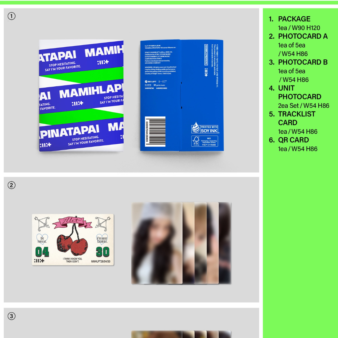 (PRE-ORDER) ILLIT - 4TH MINI ALBUM [MAMIHLAPINATAPAI] (WEVERSE ALBUMS VER.) - LightUpK