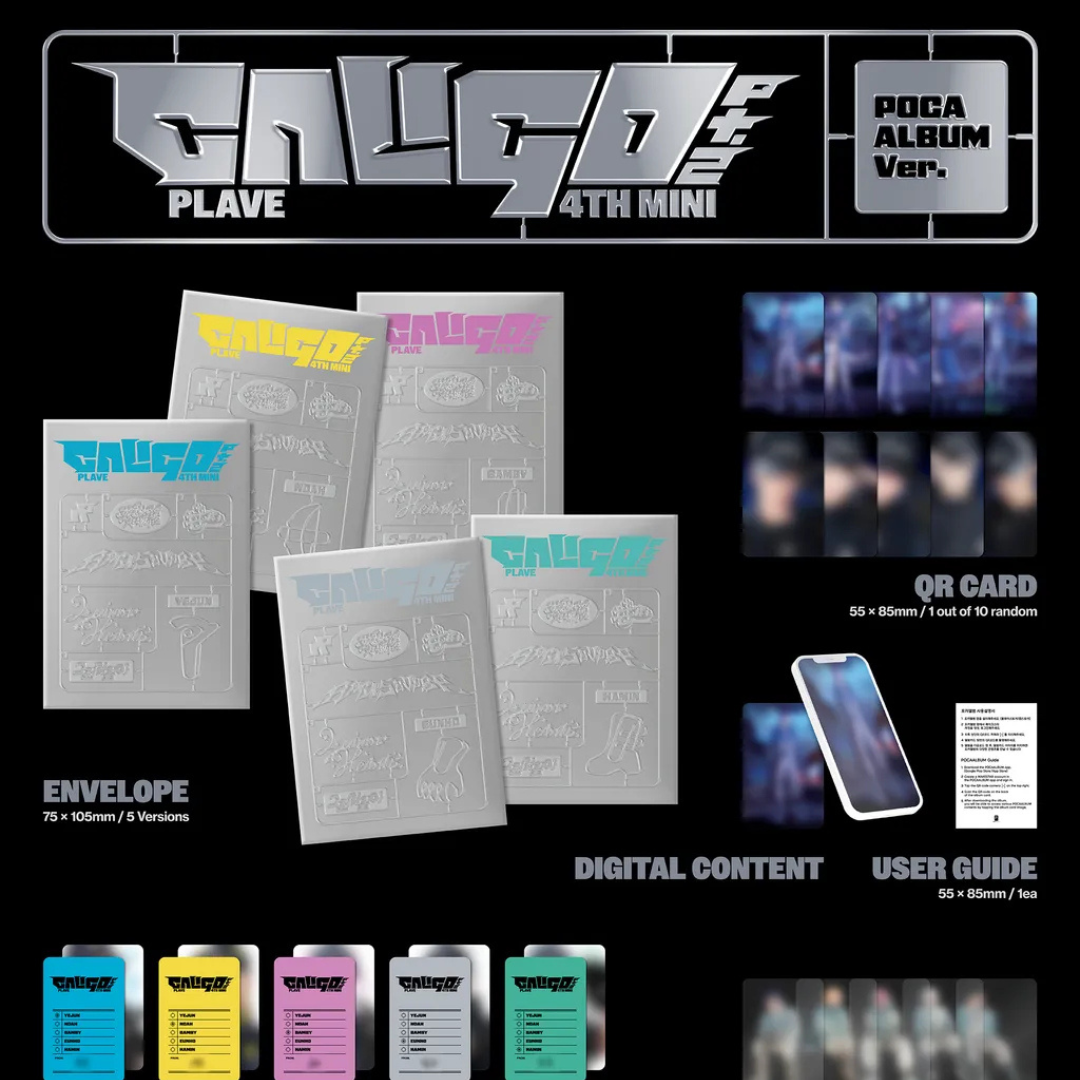 (PRE-ORDER) PLAVE - 4TH MINI ALBUM [CALIGO PT.2] POCAALBUM VER. (5 VERSIONS) RANDOM - LightUpK