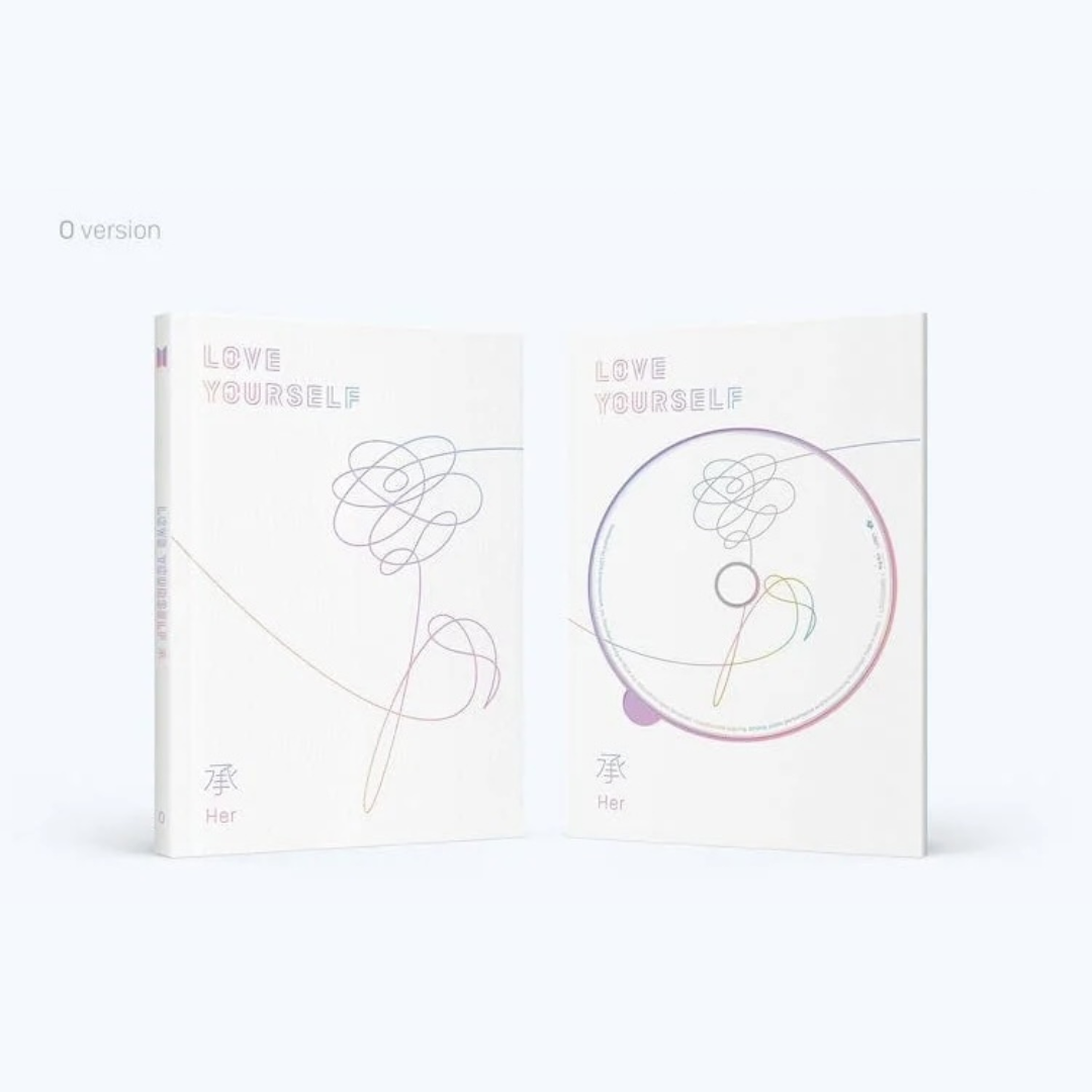 BTS - LOVE YOURSELF 承 'HER' (5TH MINI ALBUM) (4 VERSIONS) - LightUpK