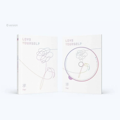 BTS - LOVE YOURSELF 承 'HER' (5TH MINI ALBUM) (4 VERSIONS) - LightUpK