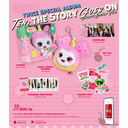 (PRE-ORDER) TWICE - TEN: THE STORY GOES ON (PARTY LOVELY VER.) - LightUpK