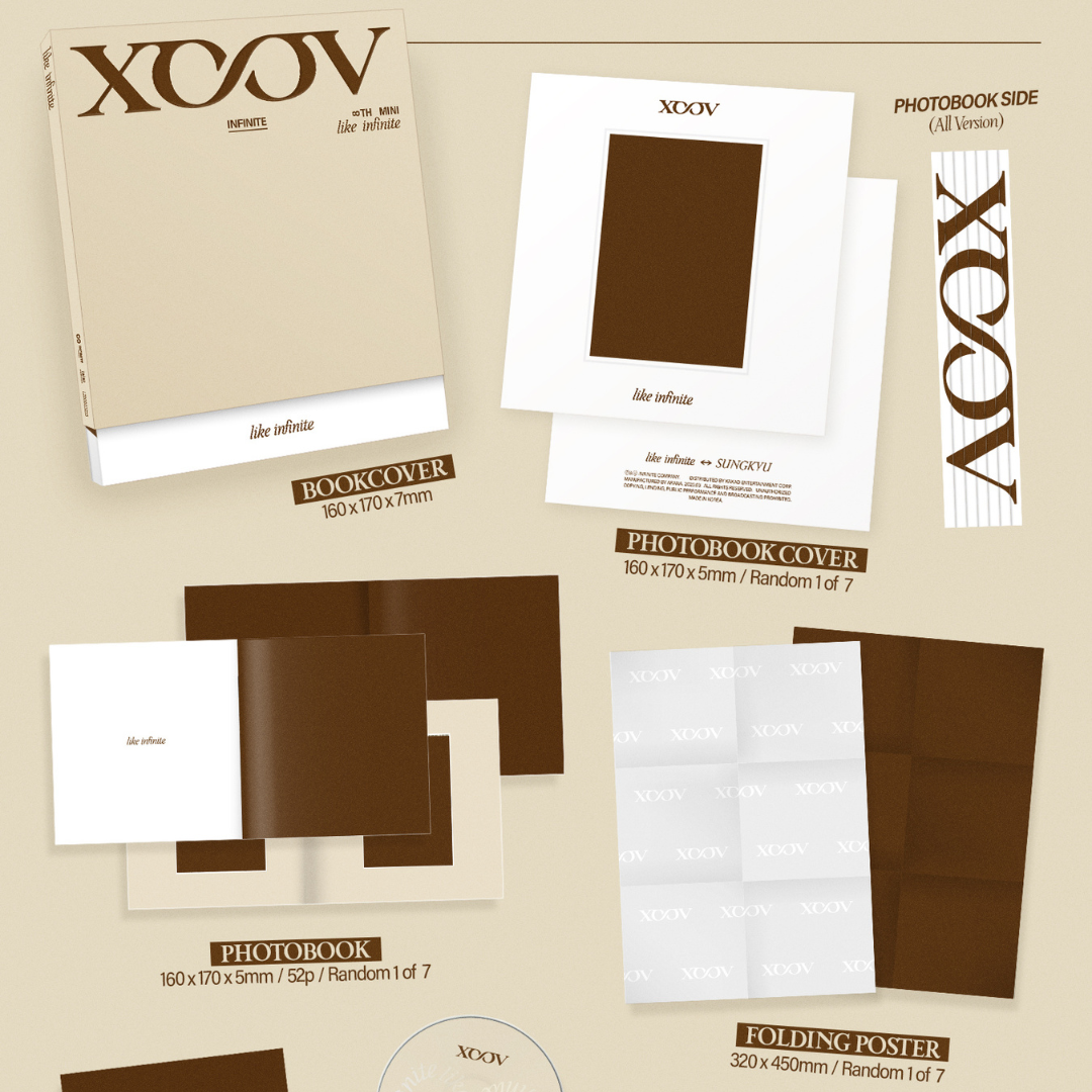 INFINITE - 8TH MINI ALBUM [LIKE INFINITE] (ANNIVERSARY VER.) (7 VERSIONS) RANDOM - LightUpK