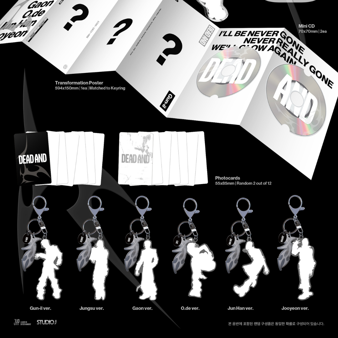 (PRE-ORDER) XDINARY HEROES - 8TH MINI ALBUM [DEAD AND] ILLUSTRATION KEYRING VER. - LightUpK