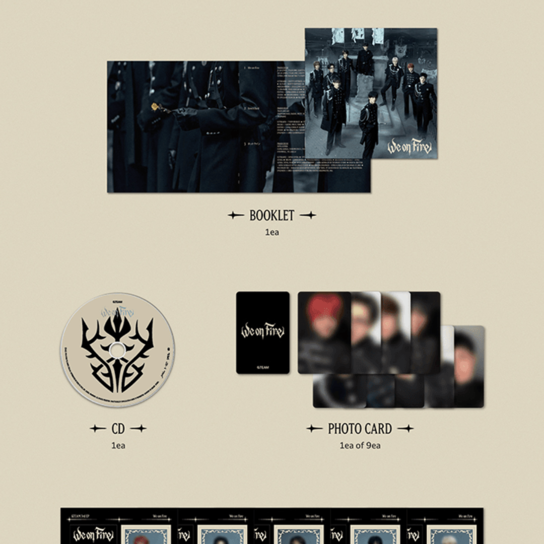 (PRE-ORDER) &TEAM - 3RD EP [WE ON FIRE] STANDARD EDITION - LightUpK