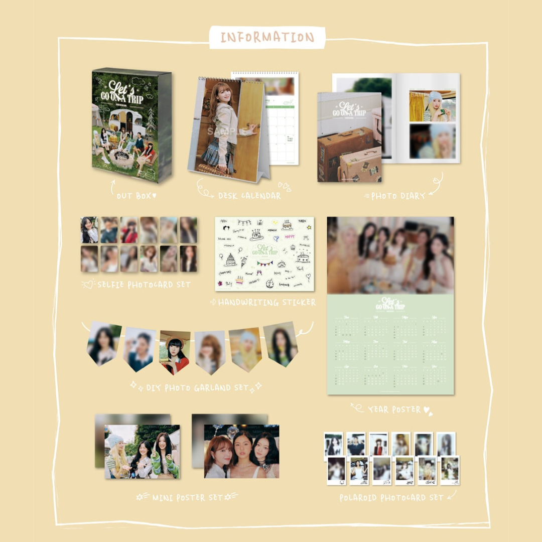 OH MY GIRL - 2025 SEASON'S GREETINGS [LET'S GO ON A TRIP] - LightUpK