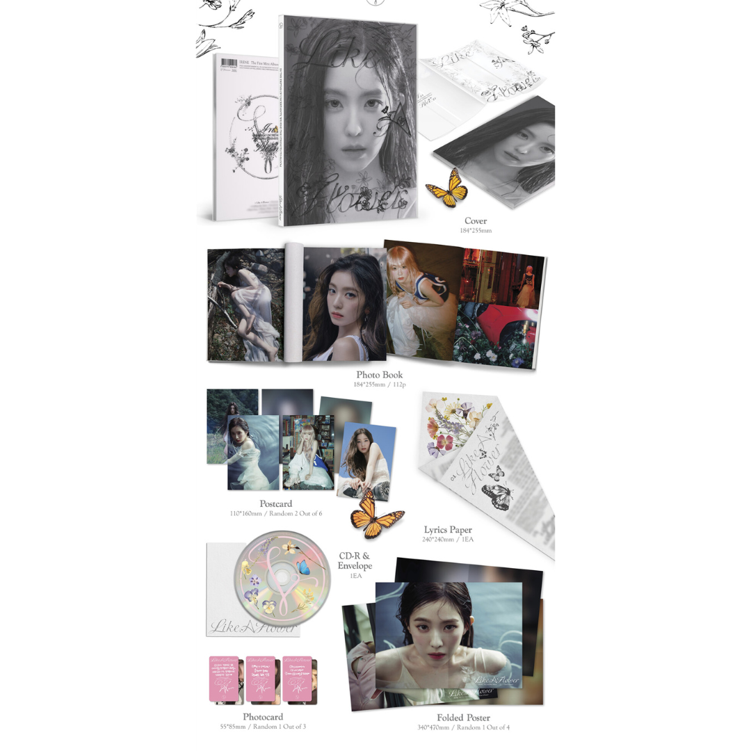 IRENE - 1ST MINI ALBUM [LIKE A FLOWER] (PHOTO BOOK VER.) - LightUpK