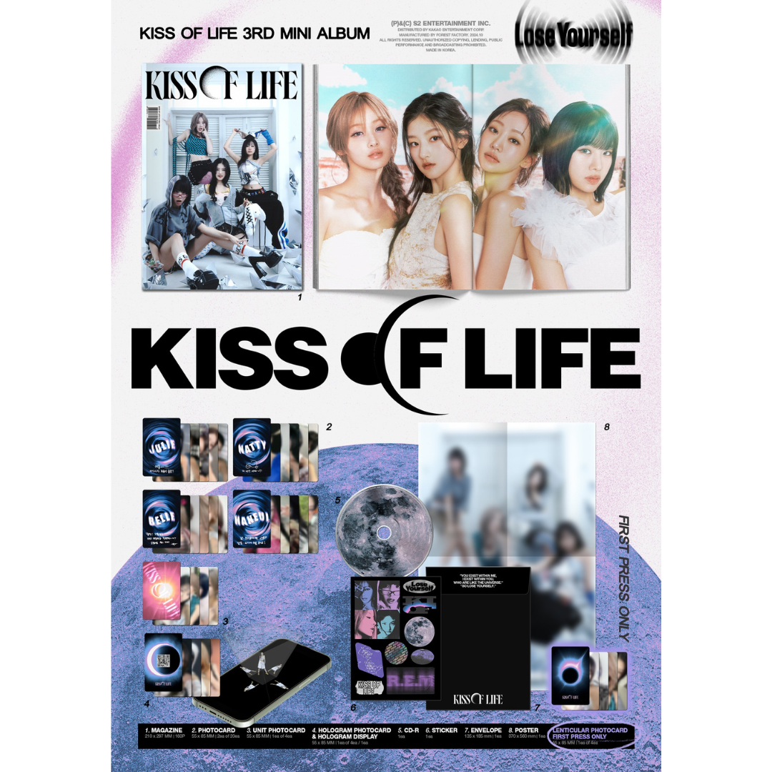 KISS OF LIFE - 3RD MINI ALBUM [LOSE YOURSELF] (MAGAZINE VER.) - LightUpK