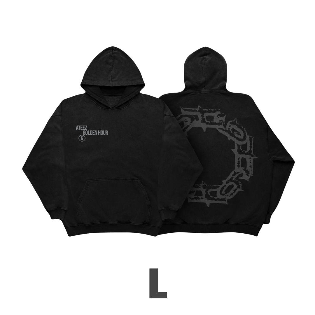 (PRE-ORDER) [hello82] ATEEZ - GOLDEN HOUR : Part.6 Merch - HOODIE (3 SIZES) - LightUpK