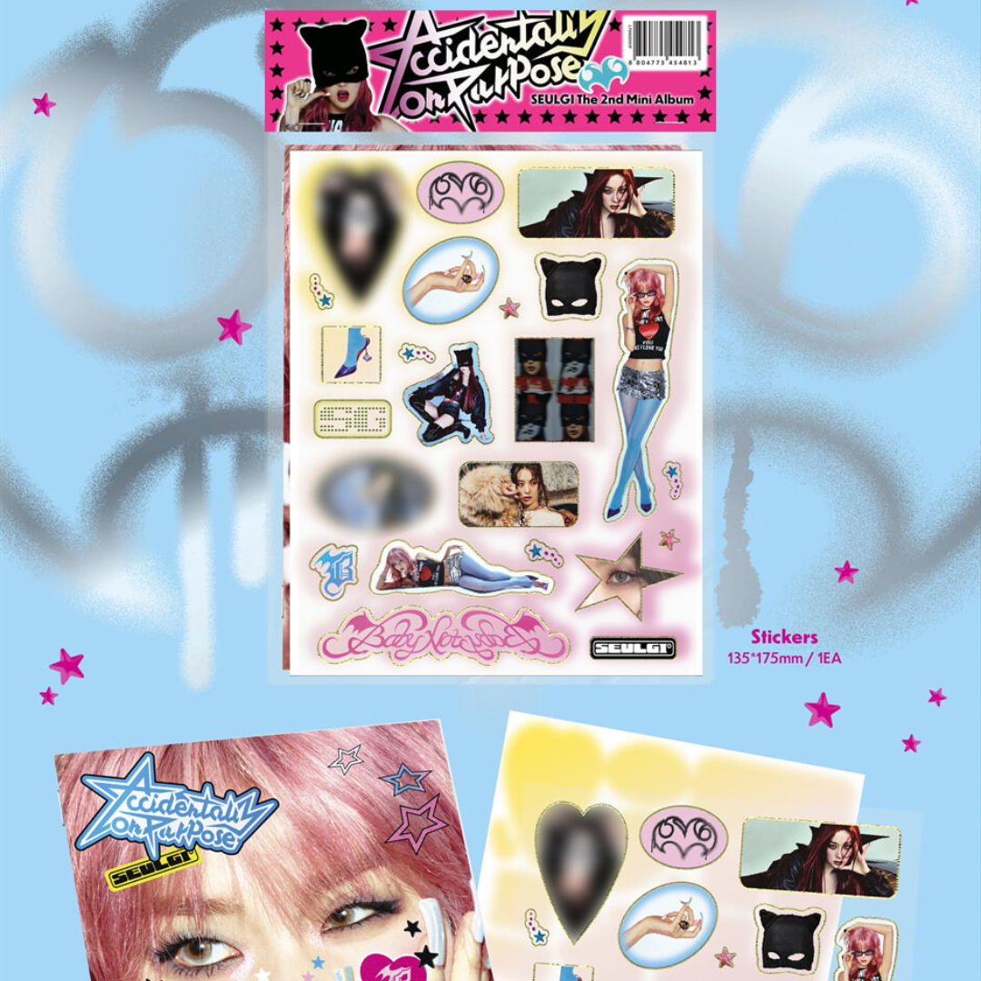SEULGI - 2ND MINI ALBUM [ACCIDENTALLY ON PURPOSE] (STICKER VER.) - LightUpK