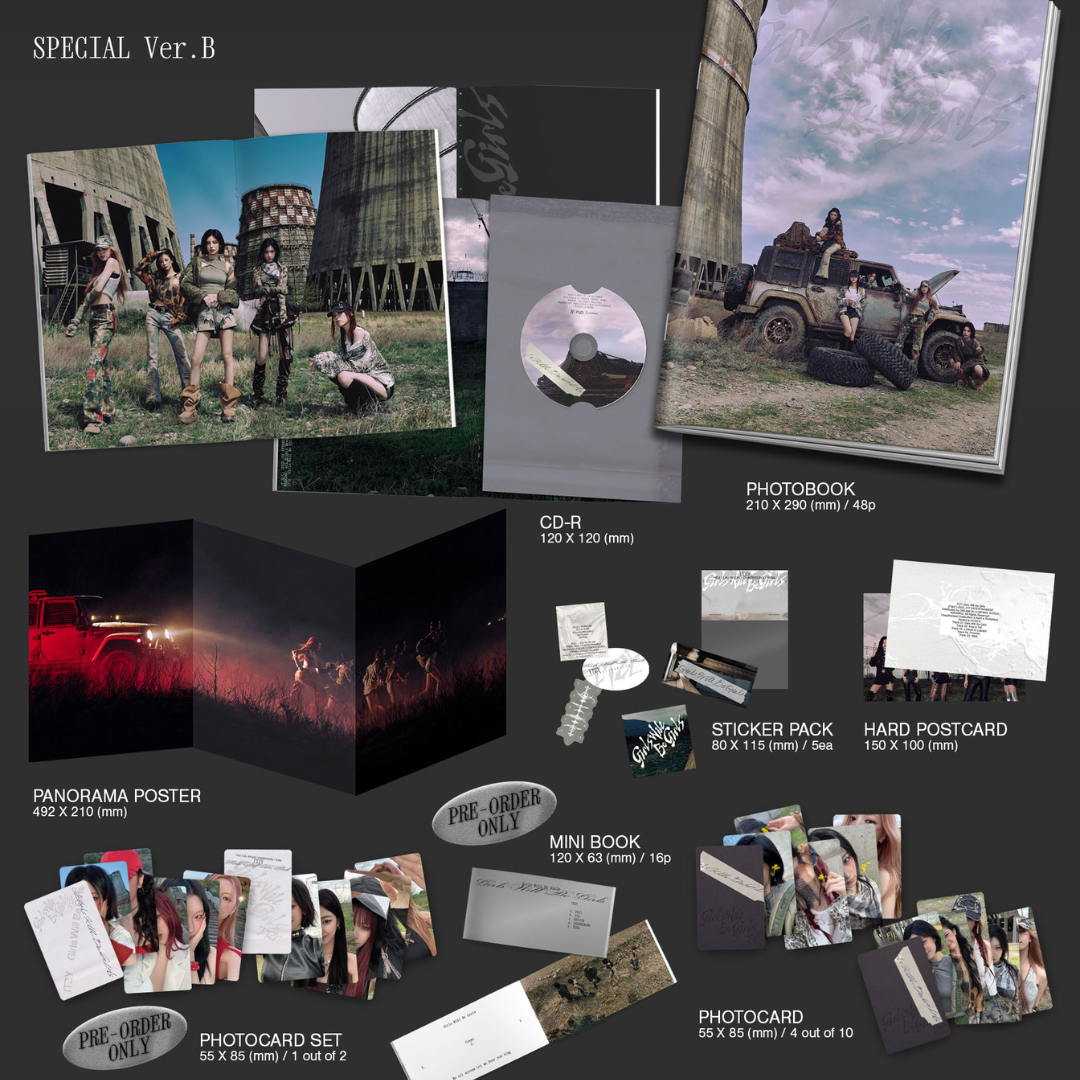 ITZY - [GIRLS WILL BE GIRLS] SPECIAL EDITION (2 VERSIONS) - LightUpK