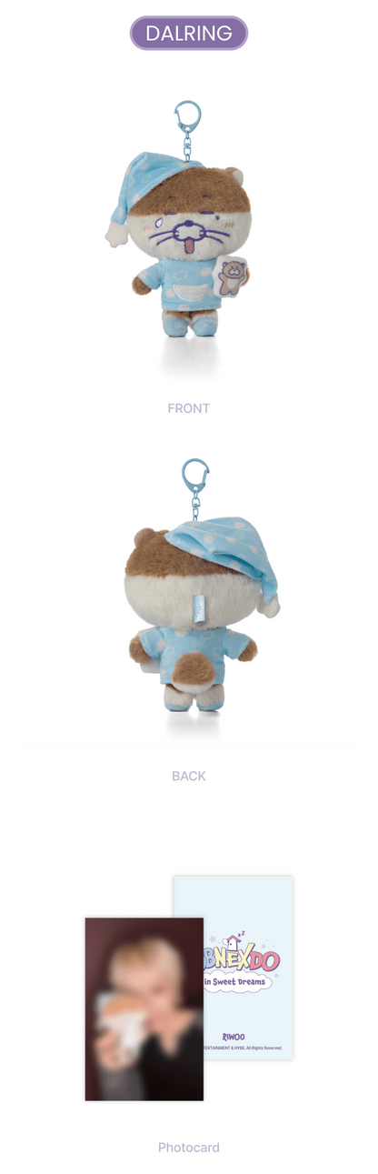 (PRE-ORDER) BOYNEXTDOOR - BBNEXDO PLUSH KEYRING - BBNEXDO IN SWEET DREAMS MD (6 VERSIONS)