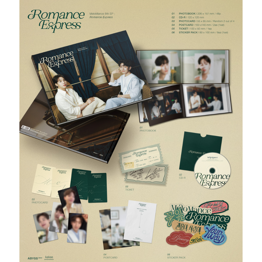 MELOMANCE - 8TH MINI ALBUM [ROMANCE EXPRESS] - LightUpK