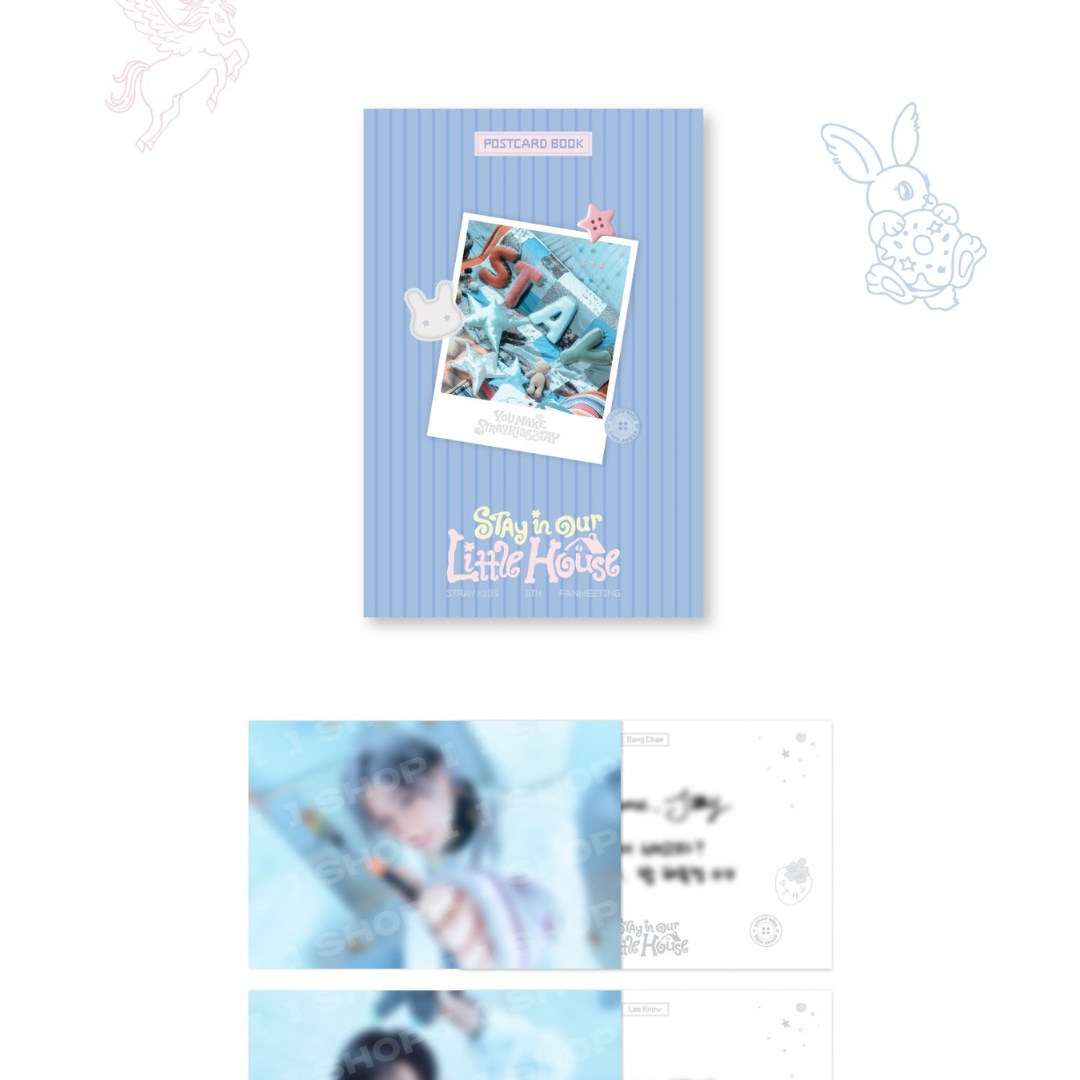(PRE-ORDER) STRAY KIDS - POSTCARD BOOK - STAY IN OUR LITTLE HOUSE - LightUpK