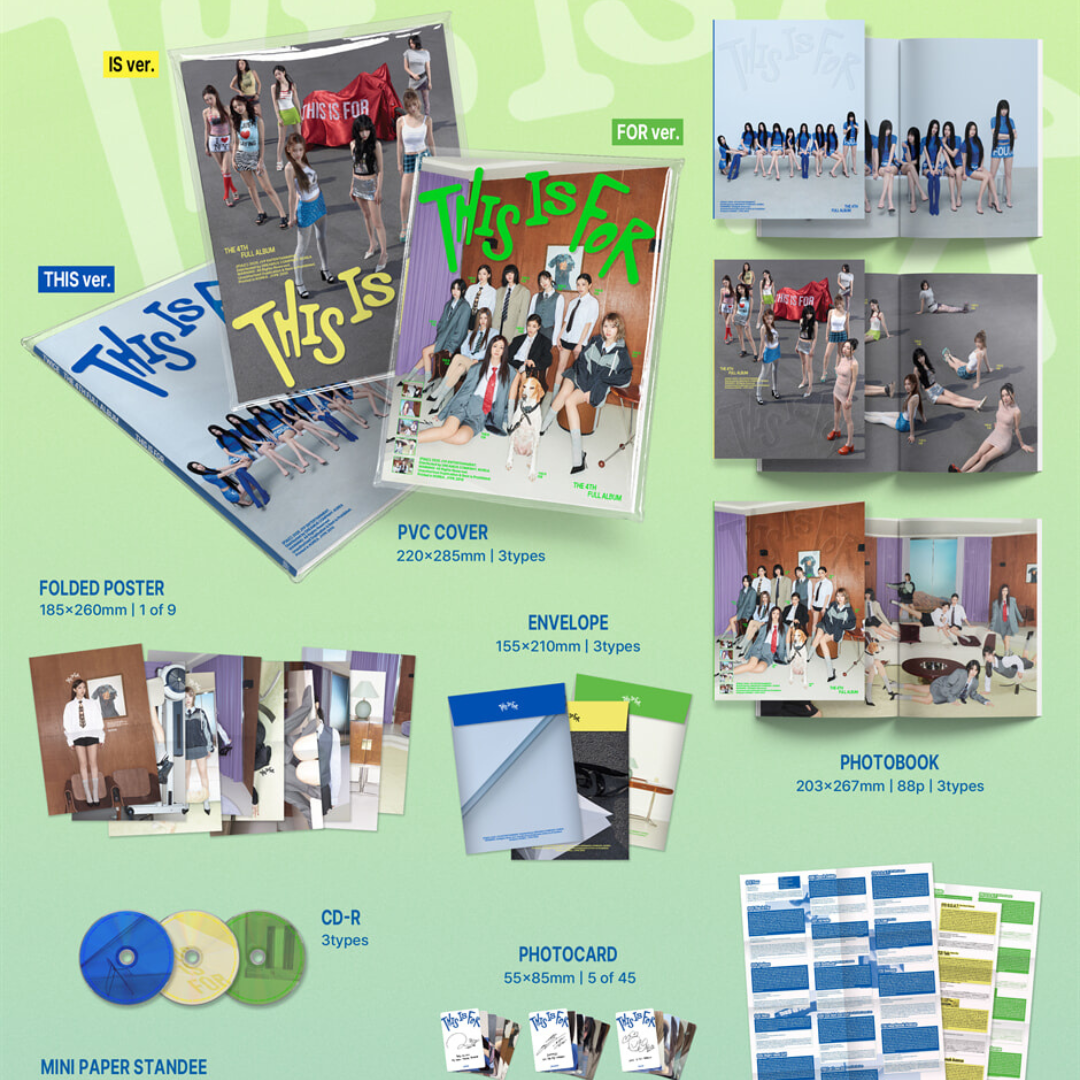 TWICE - 4TH ALBUM [THIS IS FOR] (3 VERSIONS) - LightUpK