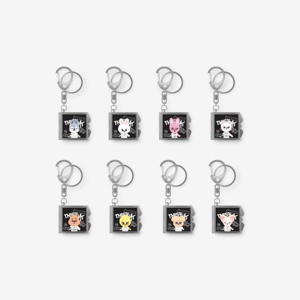 (PRE-ORDER) STRAY KIDS - SKZOO MIRROR KEYRING - THIS & THAT MD (8 VERSIONS)