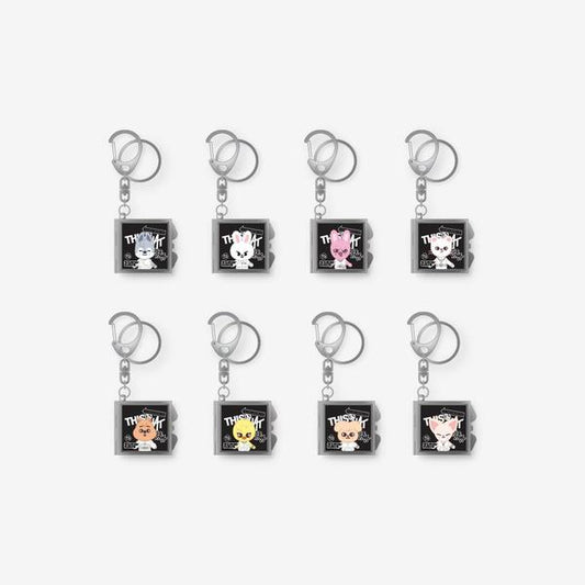 (PRE-ORDER) STRAY KIDS - SKZOO MIRROR KEYRING - THIS & THAT MD (8 VERSIONS)
