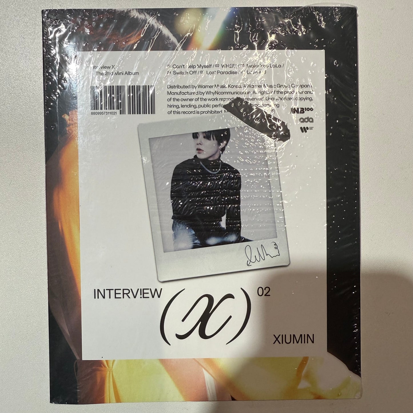 XIUMIN - INTERVIEW X [PHOTOBOOK VER.] (2 VERSIONS) - LightUpK