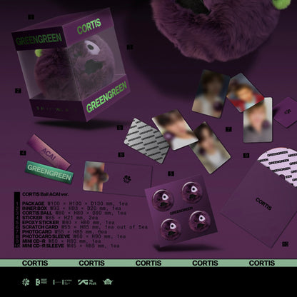(PRE-ORDER) CORTIS - THE 2ND EP [GREENGREEN] (CORTIS BALL VER.) (3 VERSIONS) RANDOM - LightUpK