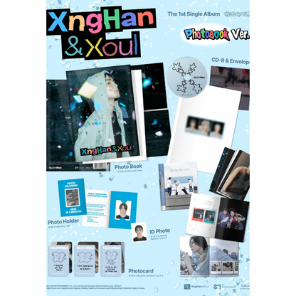 XNGHAN&XOUL - 1ST SINGLE ALBUM [WASTE NO TIME] (PHOTO BOOK VER.) - LightUpK