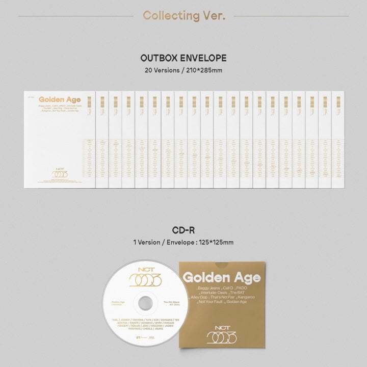 NCT - VOL.4 [GOLDEN AGE] (COLLECTING VER.) (20 VERSIONS)