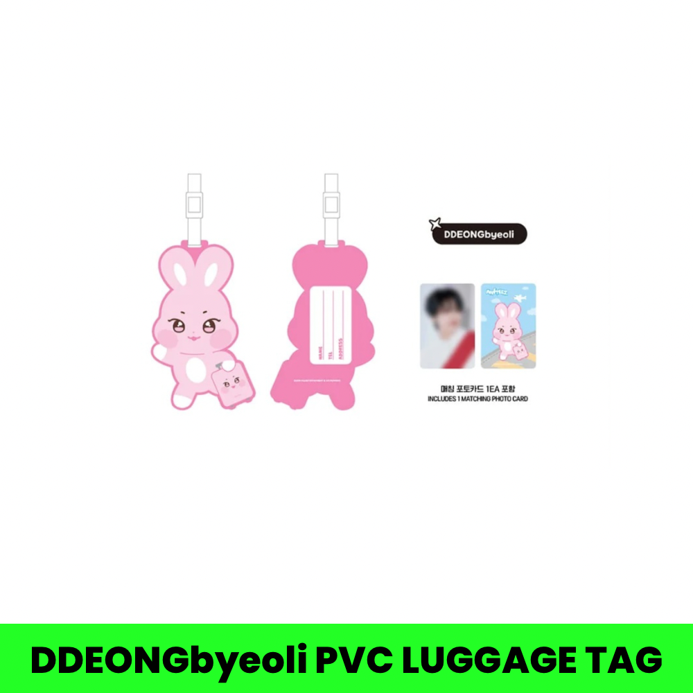 (PRÉCOMMANDE) ATEEZ - ANITEEZ IN THE CALLING - ÉTIQUETTE DE BAGAGE PVC (8 VERSIONS)