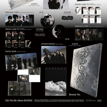 EXO - 8TH FULL ALBUM [REVERXE] (PHOTOBOOK VER.) (2 VERSIONS) - LightUpK