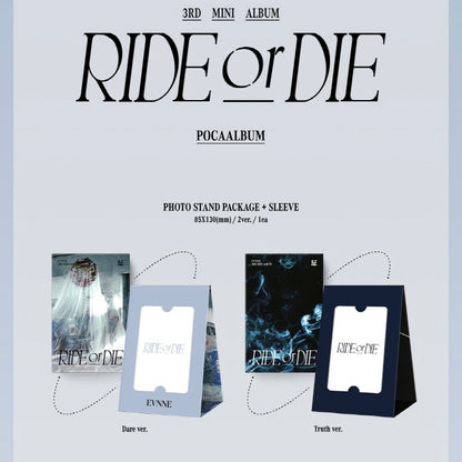 EVNNE - 3RD MINI ALBUM [RIDE OR DIE] [POCAALBUM] (2 VERSIONS)