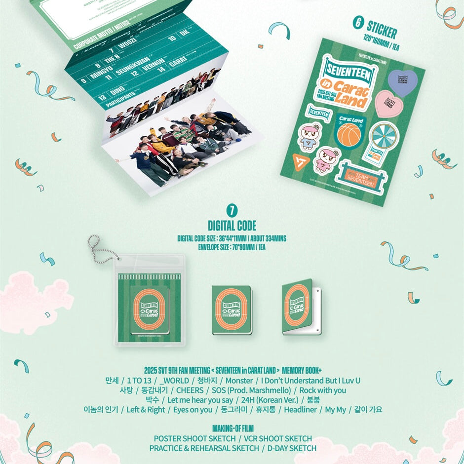 SEVENTEEN - 2025 SVT 9TH FAN MEETING [SEVENTEEN IN CARAT LAND] MEMORY
