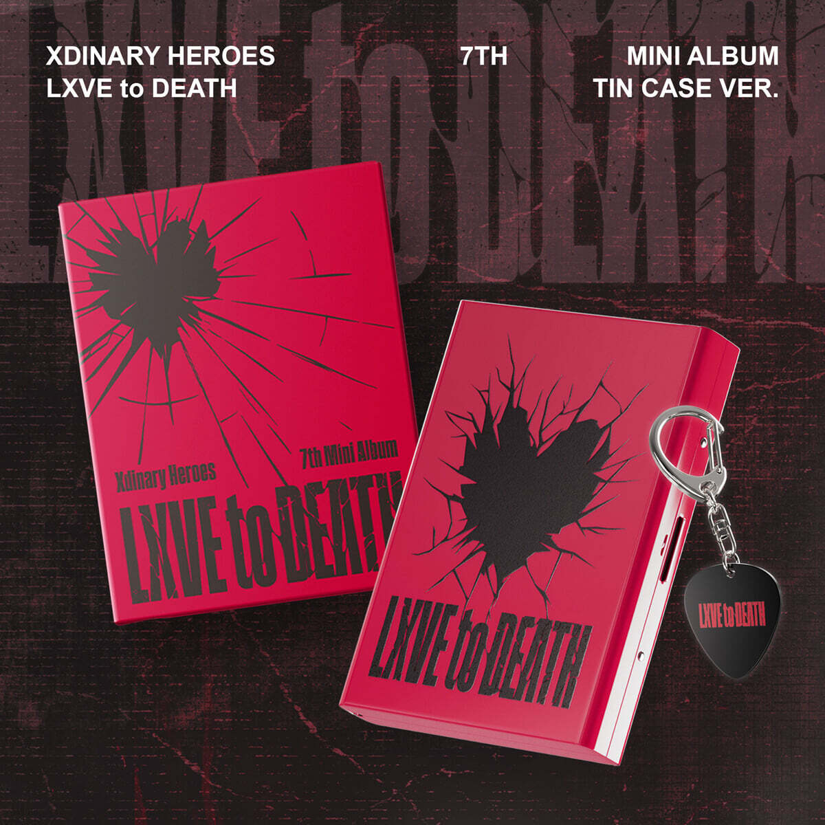 (PRE-ORDER) XDINARY HEROES - 7TH MINI ALBUM [LXVE TO DEATH] TIN CASE VER. - LightUpK