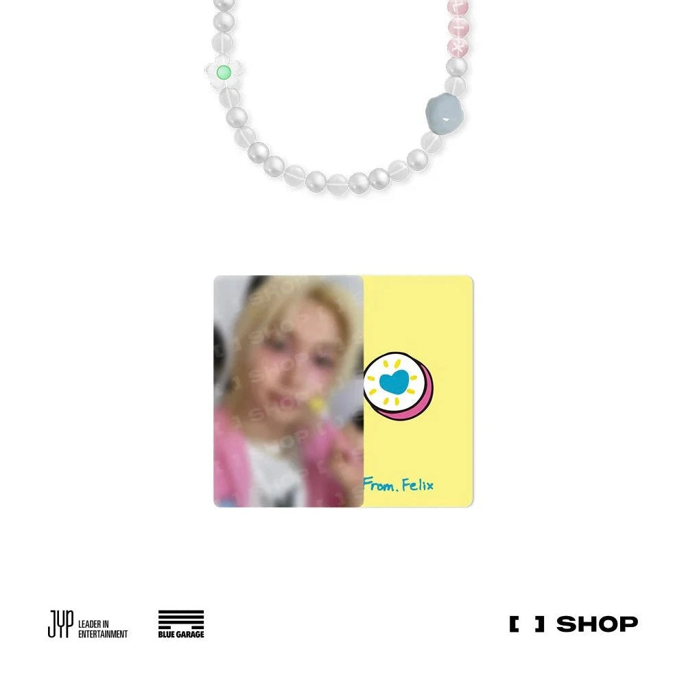 (PRE-ORDER) STRAY KIDS - DOMINATE : CELEBRATE POP-UP STORE MD - BEADS STRAP BY FELIX - LightUpK