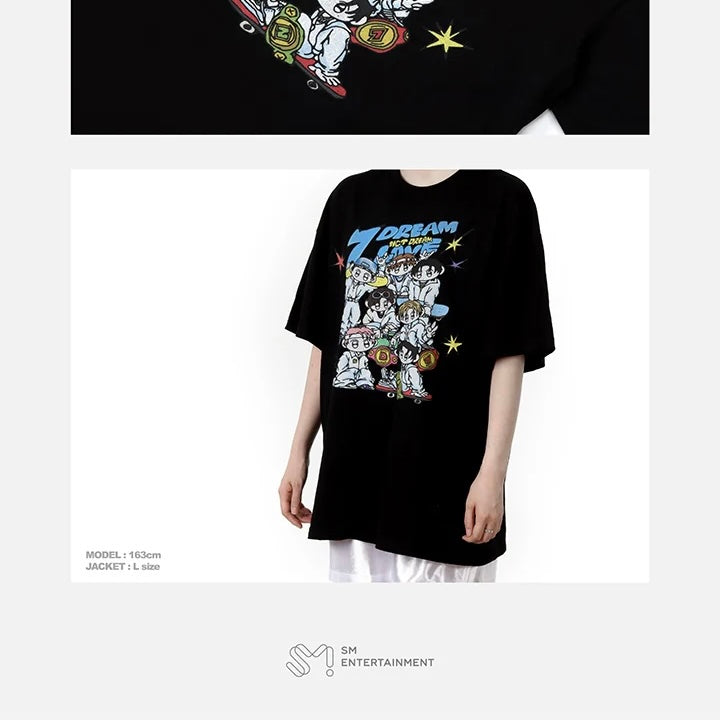 (PRE-ORDER) NCT DREAM- 2025 NCT DREAM POP-UP [TIME RIDERS] (T-SHIRT ILLUSTRATION ver.) (2 SIZES) - LightUpK