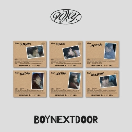 BOYNEXTDOOR - 1ST EP 'WHY..' (LETTER VER.) (6 VERSIONS) (RANDOM)