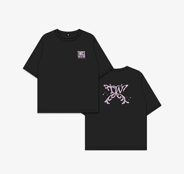 (PRE-ORDER) TWICE - TWICE <THIS IS FOR> WORLD TOUR IN INCHEON MD - T-SHIRT (2 SIZES) - LightUpK