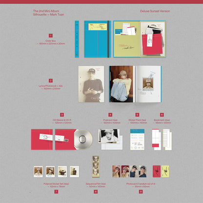 (PRE-ORDER) MARK TUAN - SILHOUETTE (DELUXE VERSION) (2 VERSIONS) - LightUpK