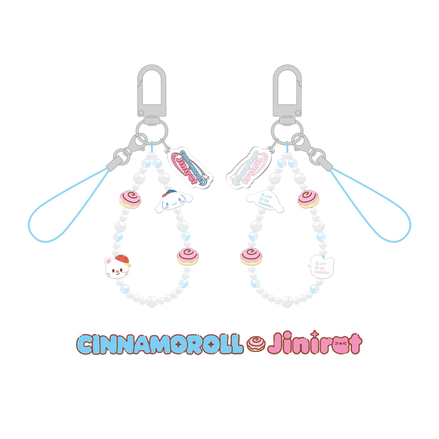 (PRE-ORDER) STRAY KIDS - PHONE BEADS STRAP - SKZOO X SANRIO CHARACTERS (8 VERSIONS)