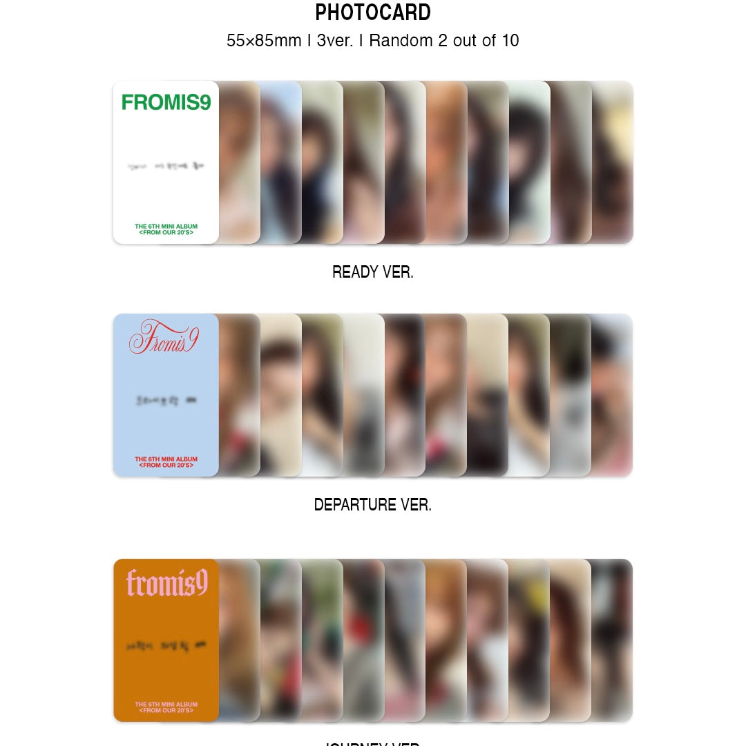 FROMIS_9 - 6TH MINI ALBUM [FROM OUR 20'S] (3 VERSIONS) - LightUpK