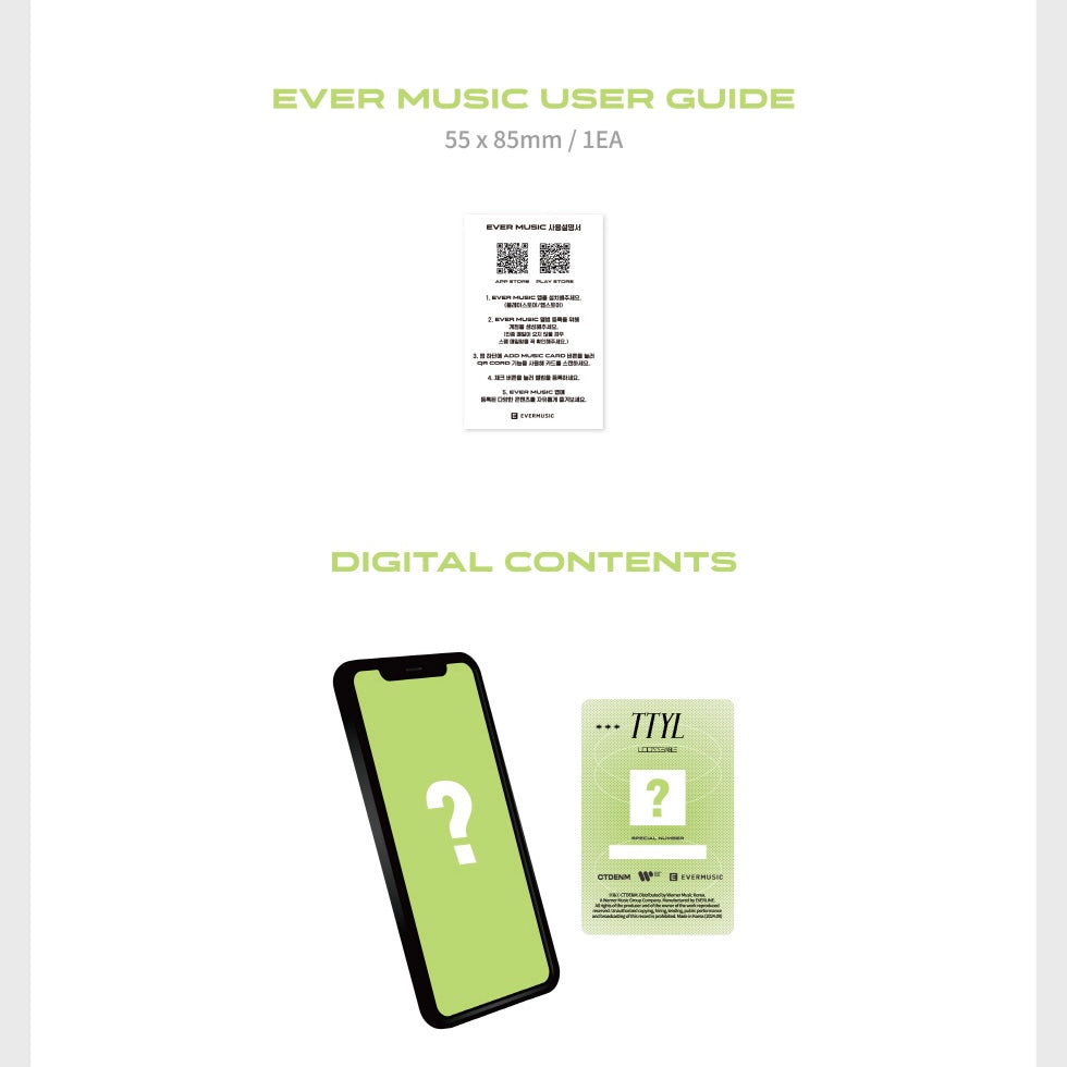 LOOSSEMBLE - 3RD MINI ALBUM [TTYL] EVER MUSIC ALBUM (5 VERSIONS)